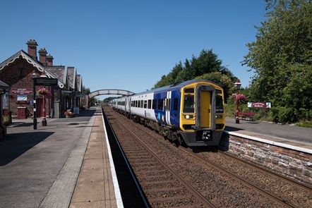 Northern train at Appleby Station
