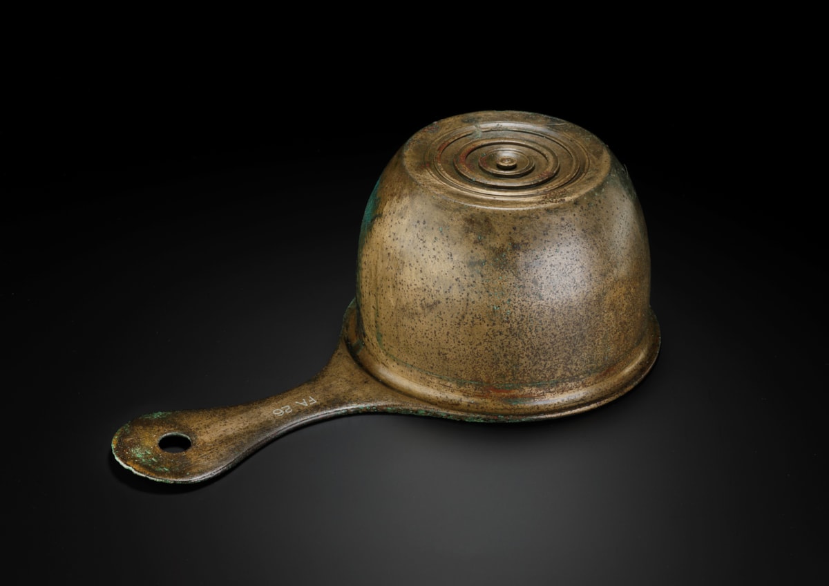 Roman patera ornamented with sunk concentric circles, Stanhope, 80 - 180 AD. Image © National Museums Scotland