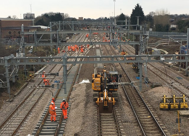 Gidea Park Track Renewal Easter Sunday