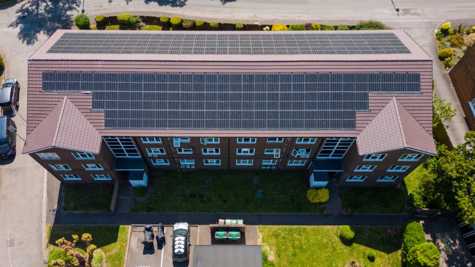One of Allume's UK solar array