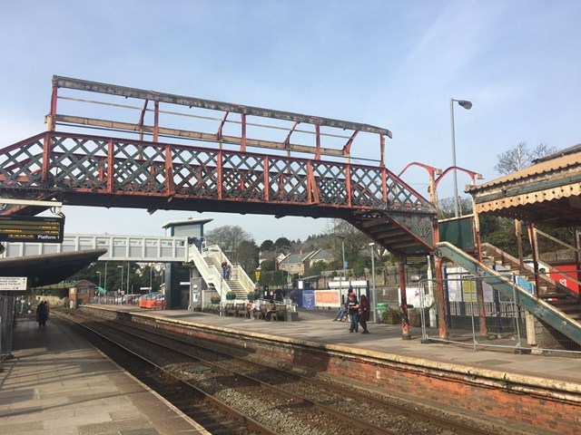 St Austell footbridge