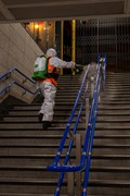 TfL Image - Handrail cleaning