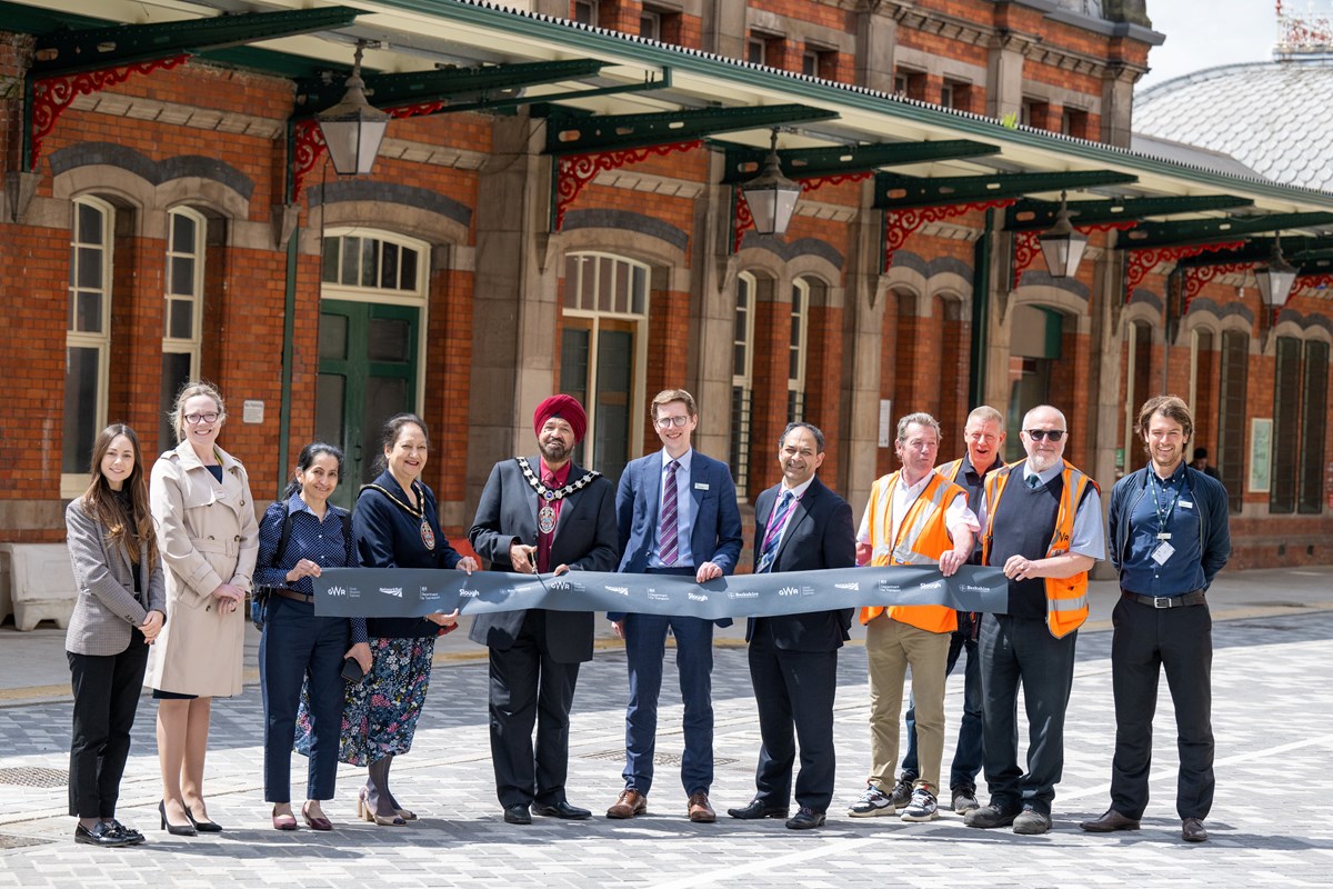 Slough Station Northern Forecourt opening 17 May 2023