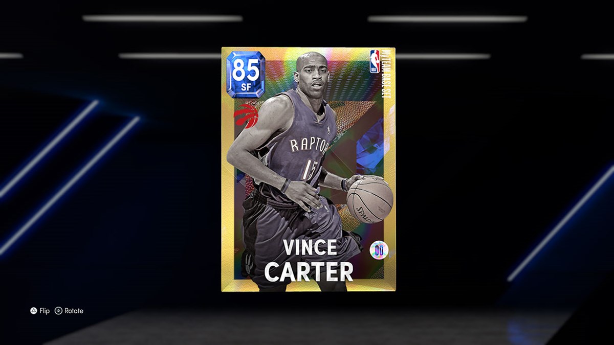 NBA 2K22 MyTEAM Holo Player Card Vince Carter