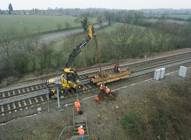 NETWORK RAIL - MAY DAY BANK HOLIDAY RAIL IMPROVEMENT WORK: Signalling work