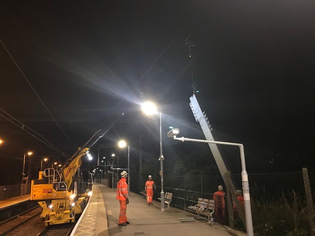 Transformation of Southend rail service underway: Structure install weeknights June 2018