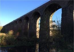 Network Rail reopens the Hope Valley line between Sheffield and Manchester following successful refurbishment of iconic Reddish viaduct: Reddish viaduct-3