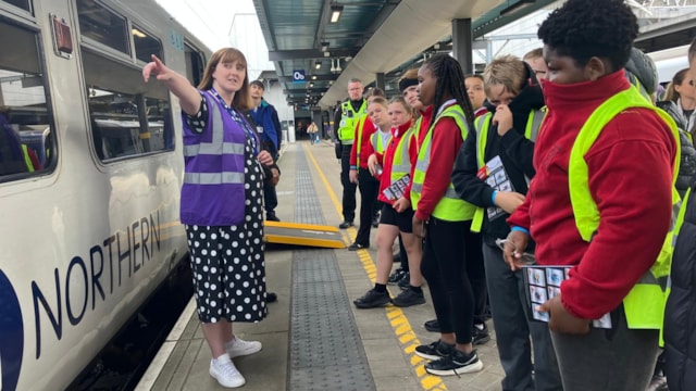 Visiting a Northern train cab: Visiting a Northern train cab
