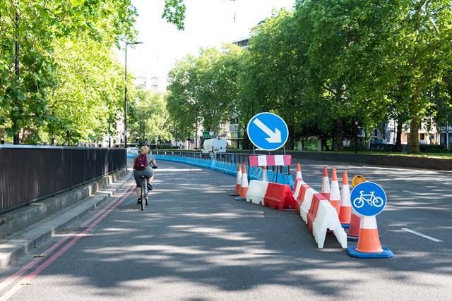 TfL Image - Streetspace Cycle Lane