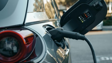 Car charging stock image