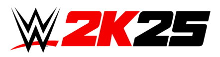 WWE 2K25  Logo Rojo y Negro