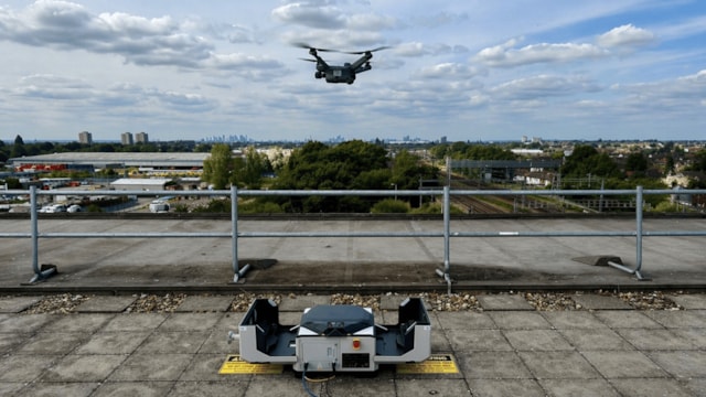 Drone trials at Romford to improve incident response across Anglia: Drone trial at Romford