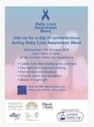 TfL Image - Baby Loss Awareness Week activity: TfL Image - Baby Loss Awareness Week activity