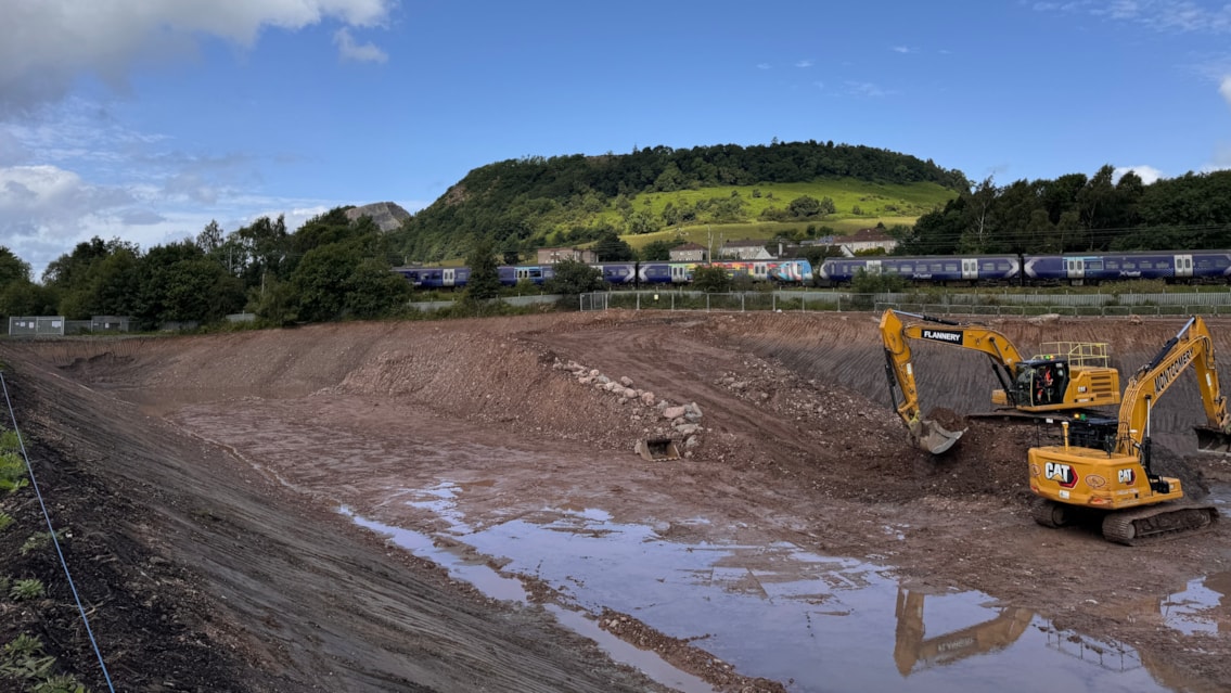 New £5.9 railway bridge to help transform former Exxon site in Bowling: Exxon Bowling 1