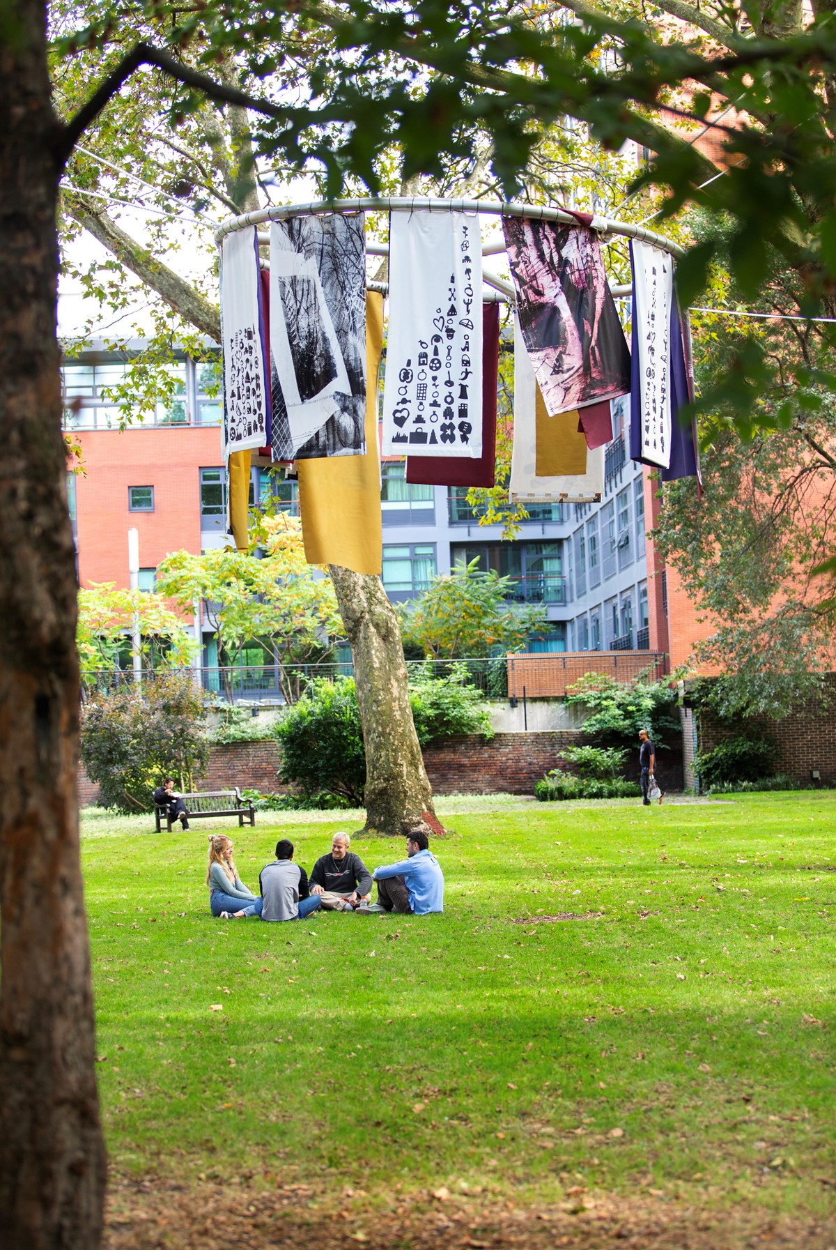 Public artwork displayed in Bunhill Fields-2