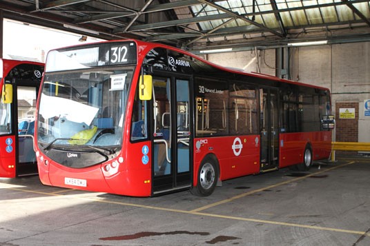 Arriva operate London’s first fully electric bus route
