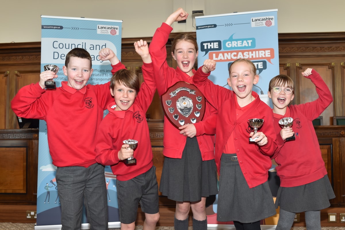 Edenfield Church of England Primary School winning team