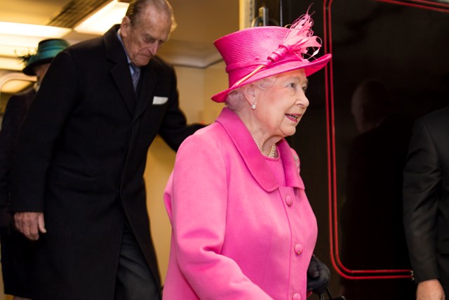 Her Majesty The Queen at Birmingham New Street