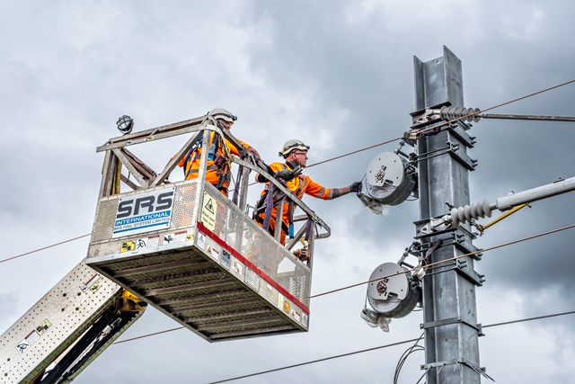 New radio campaign promotes safety as Glasgow - Barrhead line goes live: Barrhead Electrification August 23 - 1-2