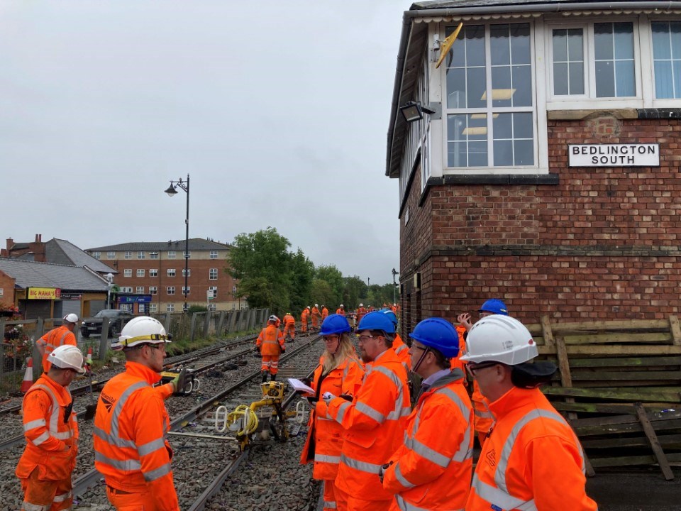 Northumberland line journalist visit