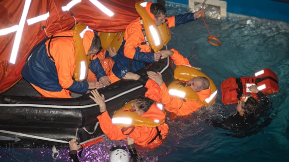 Seafish to host Man Overboard Awareness events across UK: Image from MOB training - Large