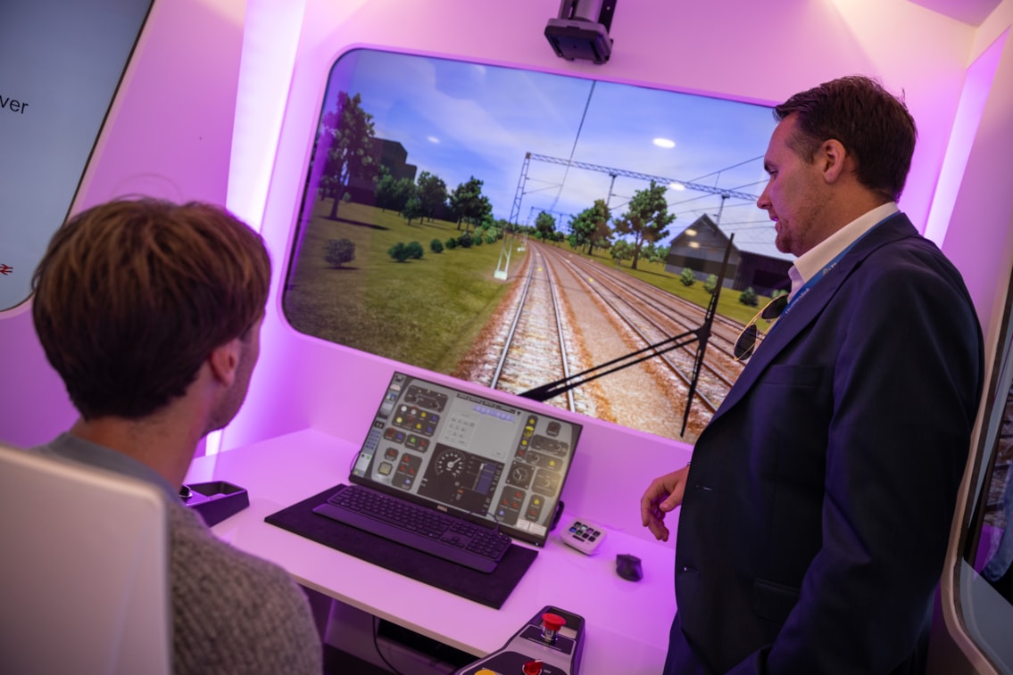 Bluebell Railway simulator rear view