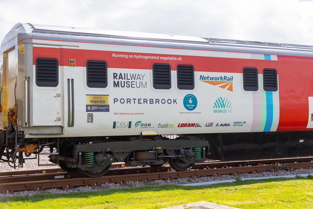The Railway 200 exhibition train Inspiration. Credit Porterbrook