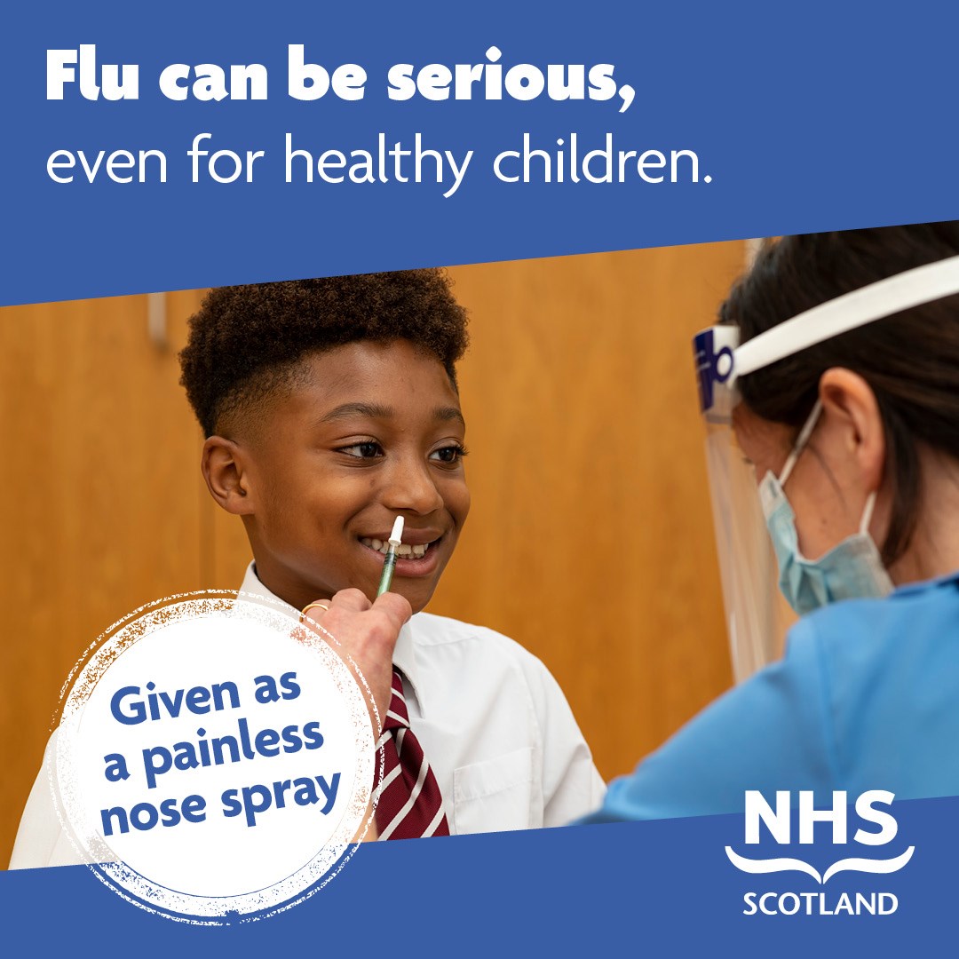 Child Flu Vaccine (Primary School) Facebook & Instagram (Static 3) - August 2023