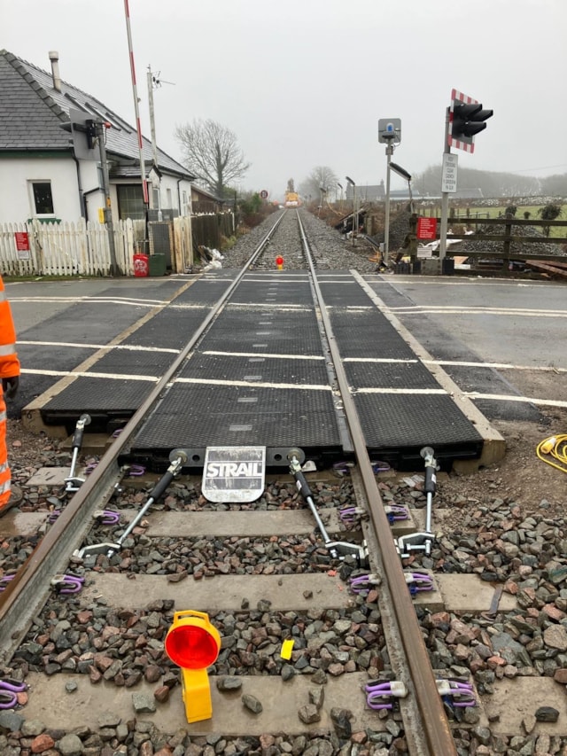 Cambrian line level crossing renewal Feb 2026: Cambrian line level crossing renewal Feb 2026