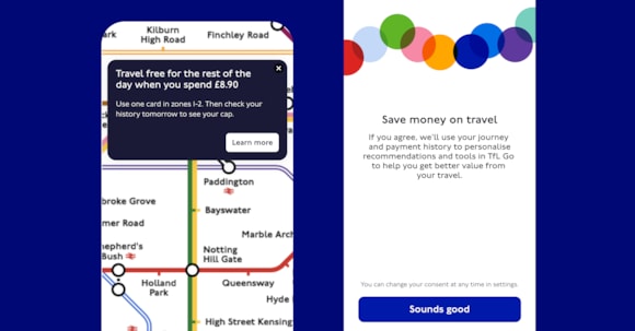 TfL Go – London's official travel app – gets further updates to make getting around London even easier: TfL Image - TfL Go Capping