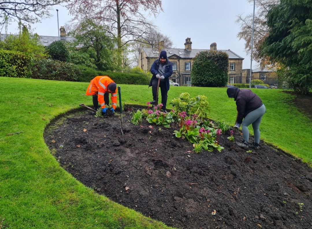 Earth Day 2024 Planting Beds 2