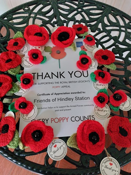 Hindley poppy display