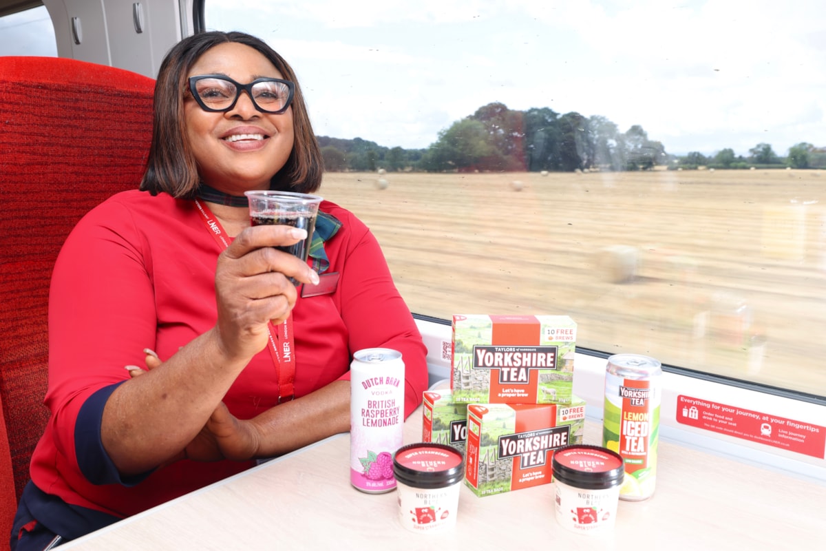 LNER Colleague Showcasing Yorkshire Suppliers Ahead Of Yorkshire Day