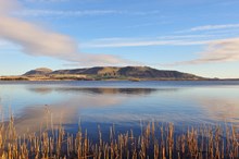 Panorama of Loch Leven National Nature Reserve and the Lomond hills ©Lorne Gill SNH