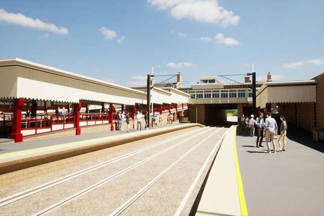 Keighley station upgrade