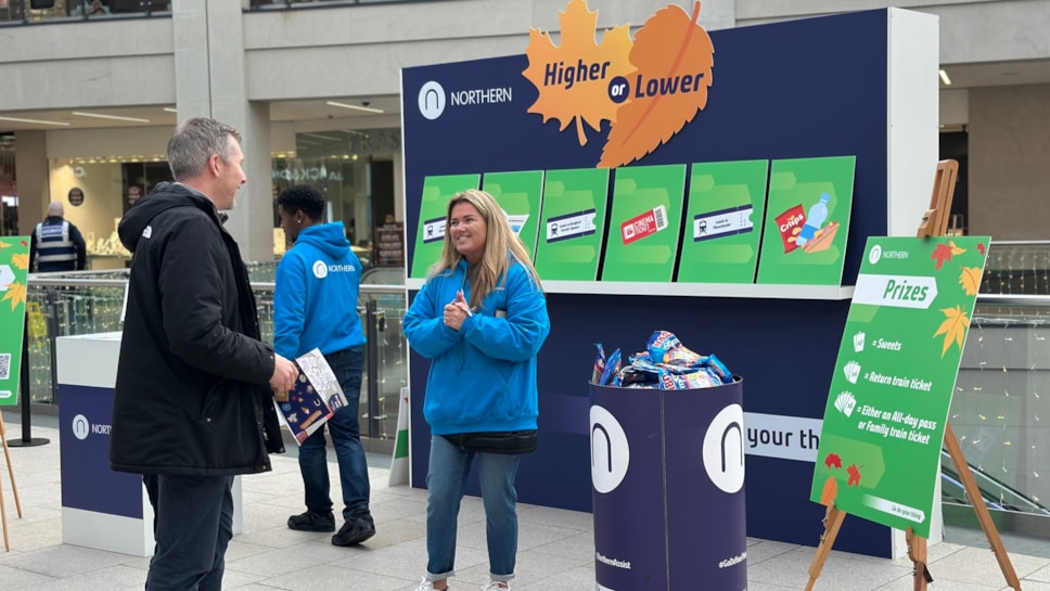 Northern's 'Higher or Lower' game at Leeds Trinity