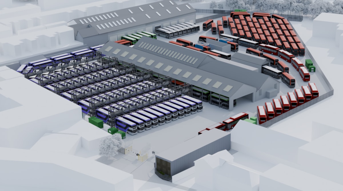 Lawrence Hill depot artists impression