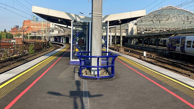 Passengers advised of Piccadilly platform upgrades in September: Platforms 13 and 14 completed platform improvements