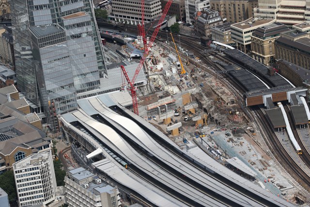 Thameslink Programme - Aerial view of London Bridge 10