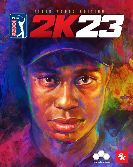 PGA TOUR 2K23 Tiger Woods Edition Cover Art Vertical