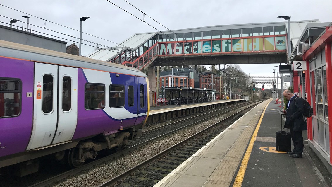 Macclesfield station January 2020