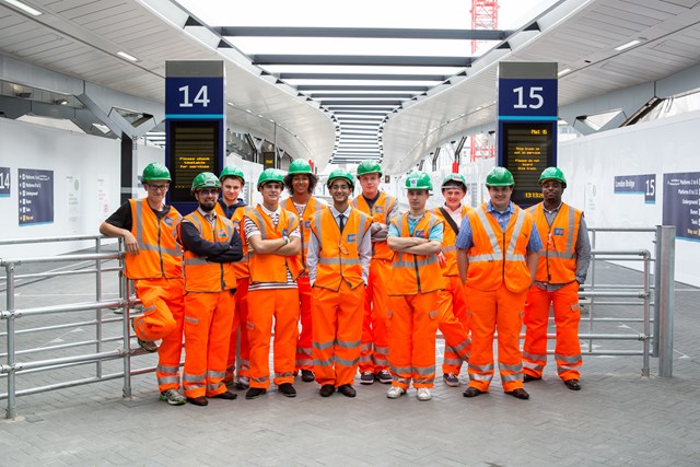 PreviousThameslink apprentices at London Bridge