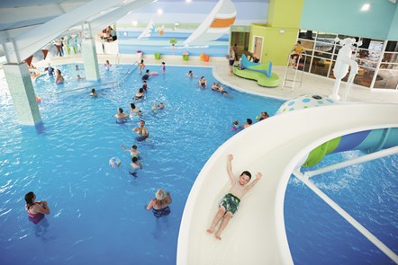 Indoor Pool Slide at Burnham-on-Sea