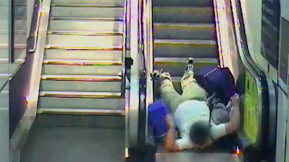 Stations Escalator Safety Video - screengrab: Stations Escalator Safety Video - screengrab