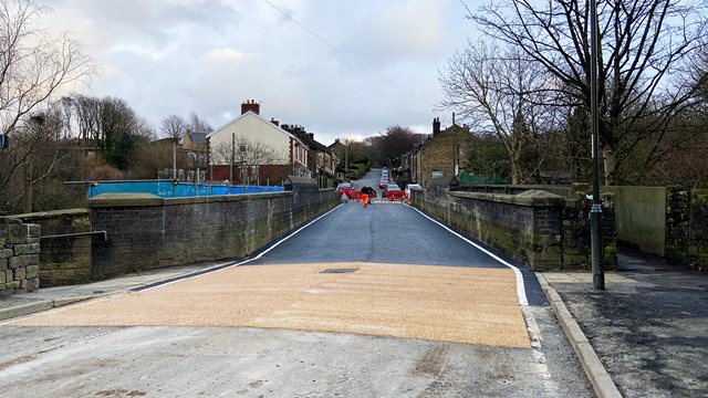 Park Road bridge in Hadfield after strengthening work-4
