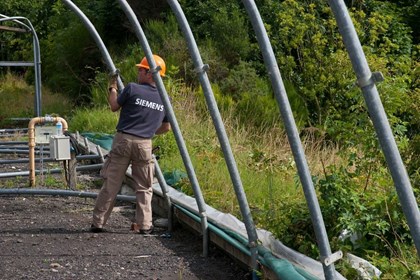 Siemens volunteers get green fingers to improve the environment: siemens-volunteer.jpg