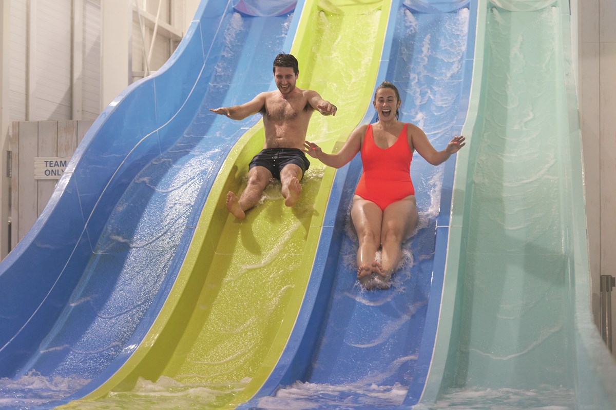 Waterslide at Seashore