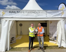 Siemens Rail Safe Friendly gold disc: Siemens Rail Safe Friendly gold disc