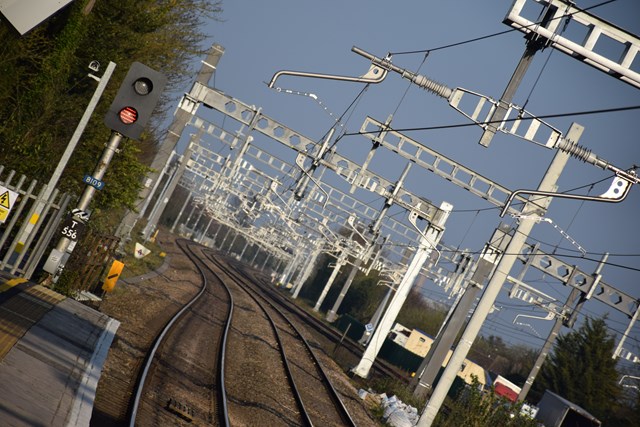 Angled gantries