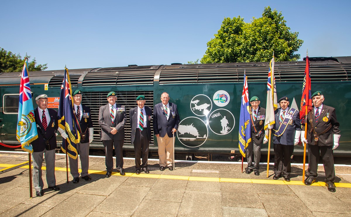 SWNS FALKLANDS TRAIN 10